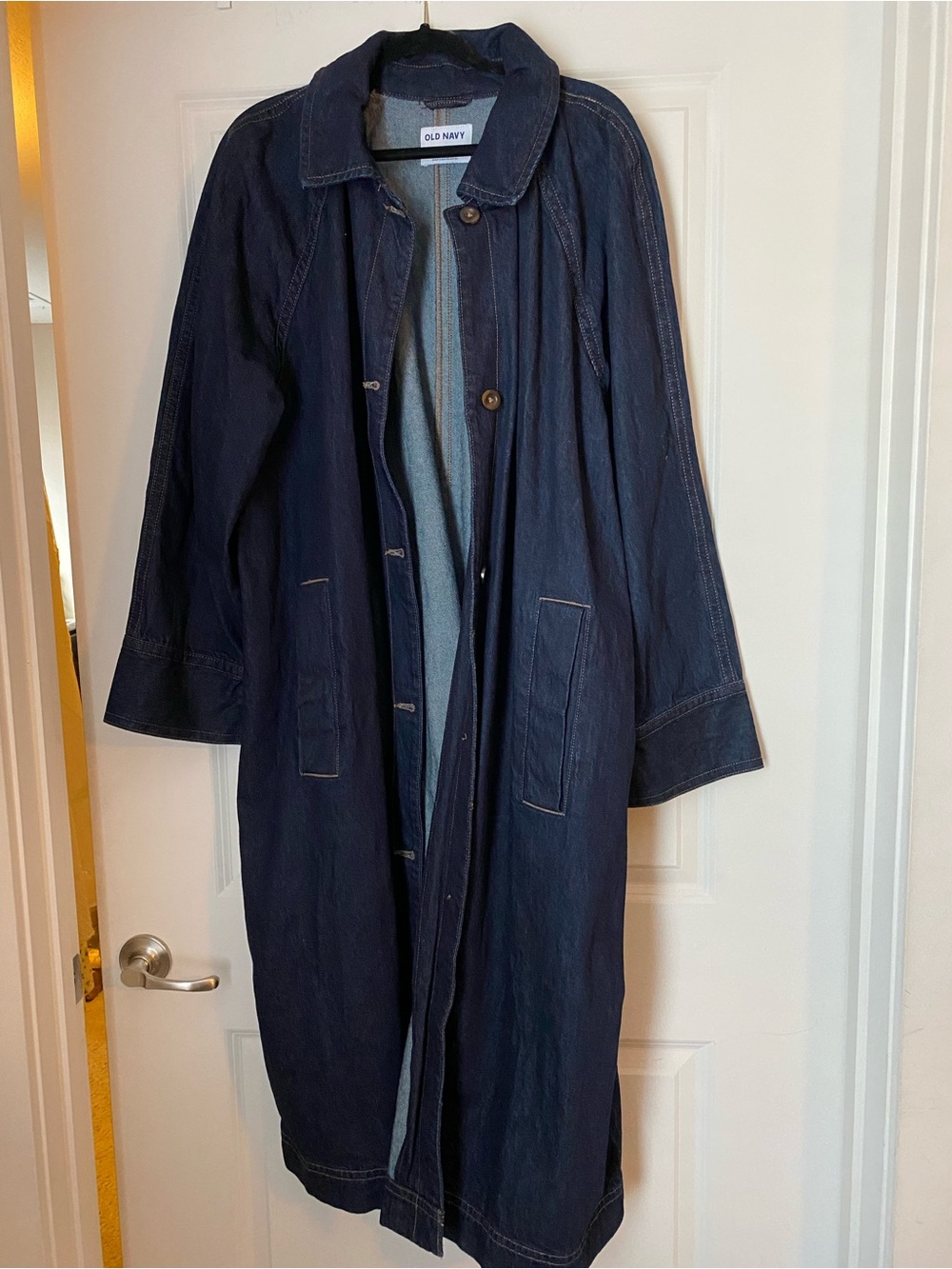 Old Navy Long Denim Coat